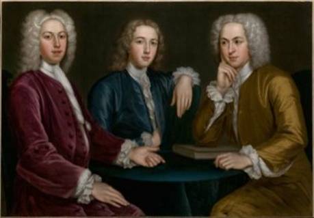 Daniel Peter and Andrew Oliver 1732   by John Smibert   1688-1751  Museum of Fine Arts Boston 53.952